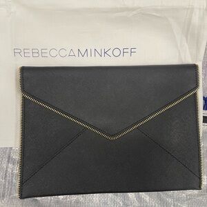 Rebecca Minkoff Black Leo Clutch
